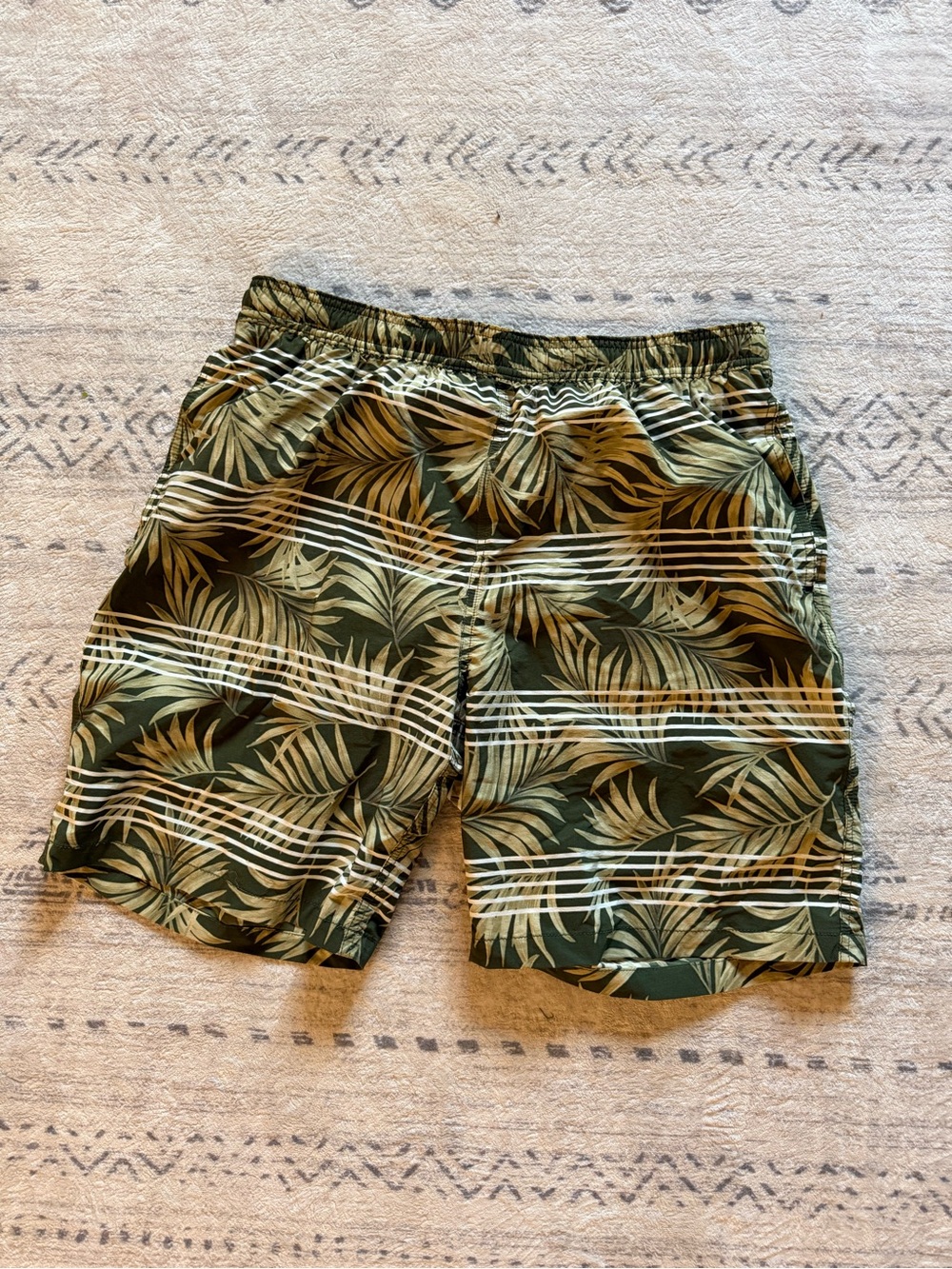 Kirkland Signature Olive Green Tropical Swim shorts